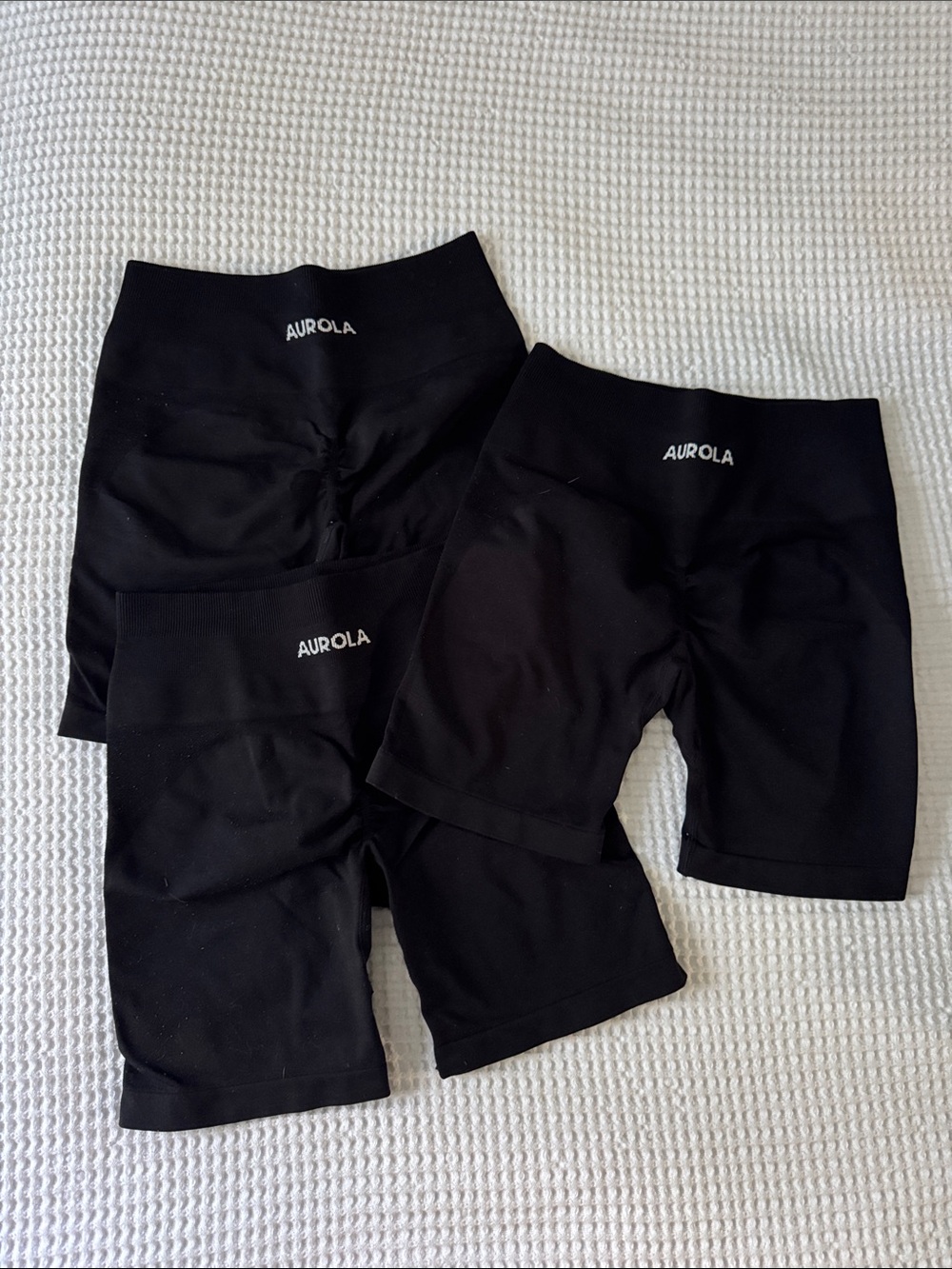 Aurora Black Women's Bike Shorts — High-Waist Performance Shorts